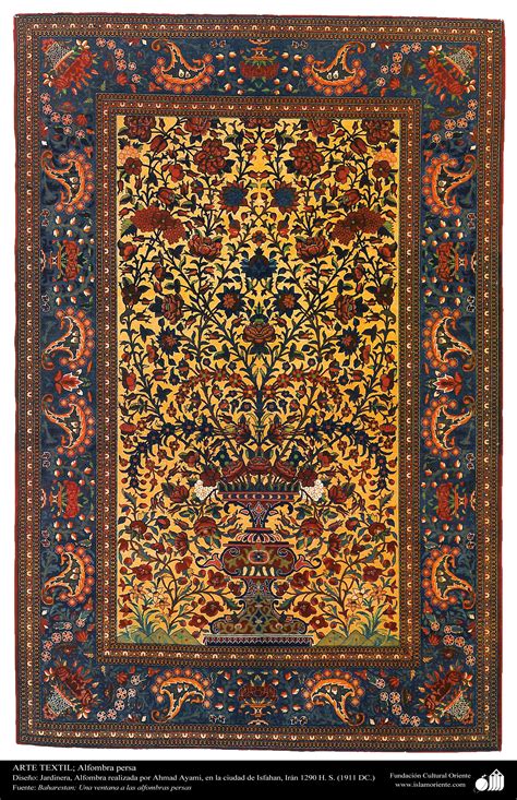 Alfombra Persa Realizada En La Ciudad De Isfahan Irán En 1911 Galería De Arte Islámico Y