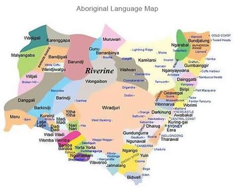 Aboriginal Tribes Map