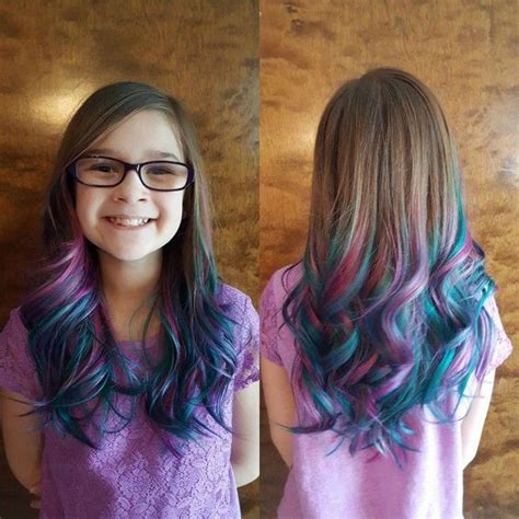 50 Easy Hairstyles For Girls Hair Dye For Kids Mermaid