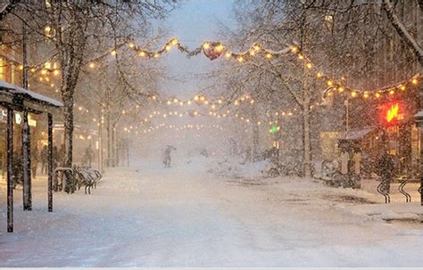 Trondheim Christmas Lights Winter Wonderland Winter Scenes