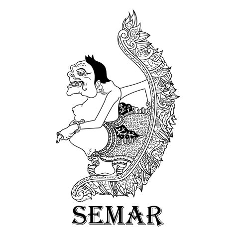 Wayang kulit semar 11862280 Vector Art at Vecteezy