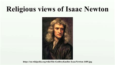 Religious Views Of Isaac Newton Youtube