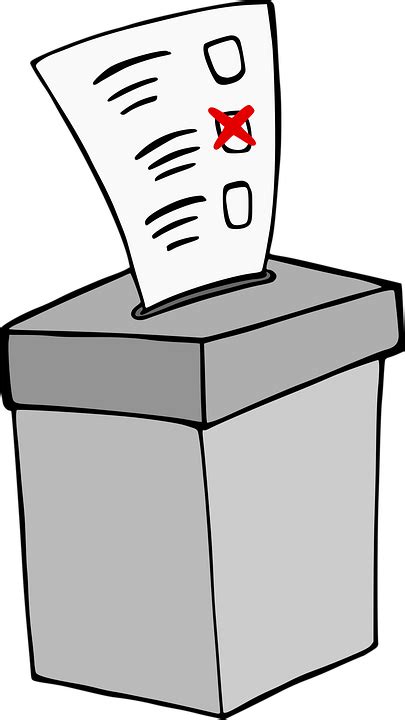 Voting Clipart Black And White