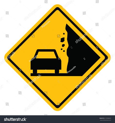 4546 Falling Rocks Sign Images Stock Photos And Vectors Shutterstock