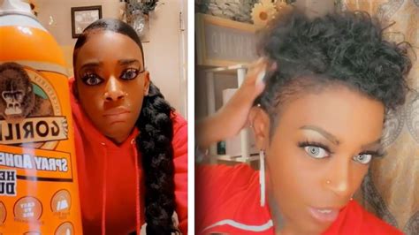 Gorilla Glue Girl Debuts New Healthy Hair Youtube