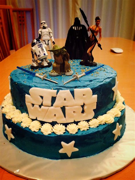 Simple Star Wars Cake Buttercream Homemade Star Wars Cake