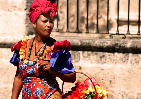 Cuba Colorful Woman Cuba Fashion Cuban Dress Cuban Women