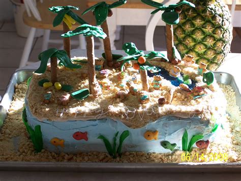Live And Learn Borrow And Steal Paradise Island Birthday Cake