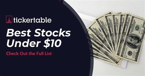 Stock List Under $10 - VITOCK