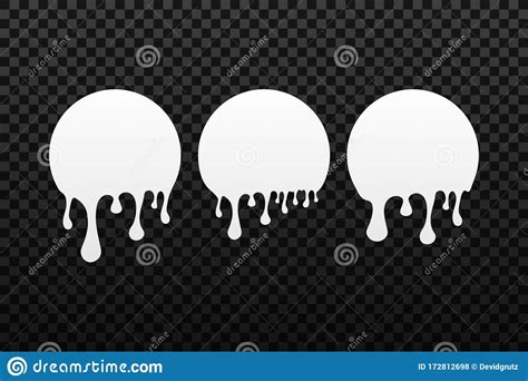 Current Paint, Stains. Current Drops. Current Inks. Vector Stock Illustration Stock Vector 