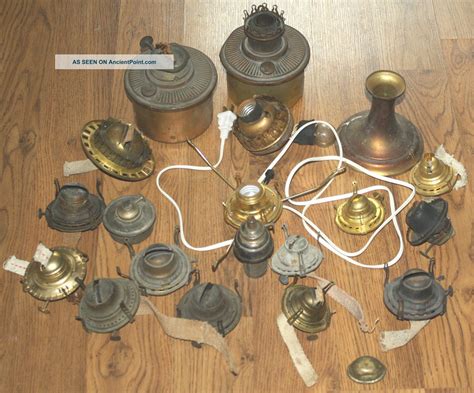 Antique Oil Lamp Parts And Accessories Antique Poster