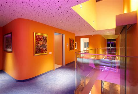 Modern Home Interior With Colorful Led Lighting Homemydesign