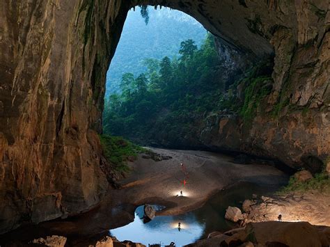 Son Doong Cave Caves Forests Hang Landscapes Wallpaper
