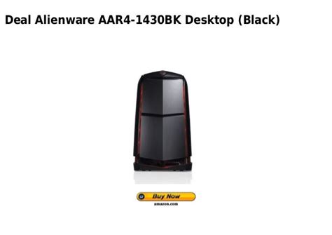 Alienware Aar4 1430 Bk Desktop Black