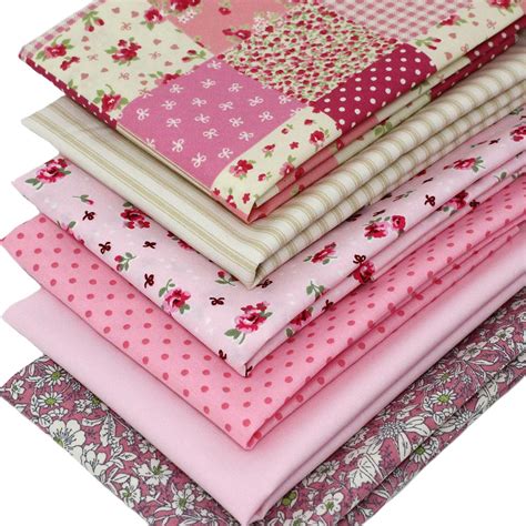 Fat Quarters Vintage Pink Bundle Overdale Fabrics
