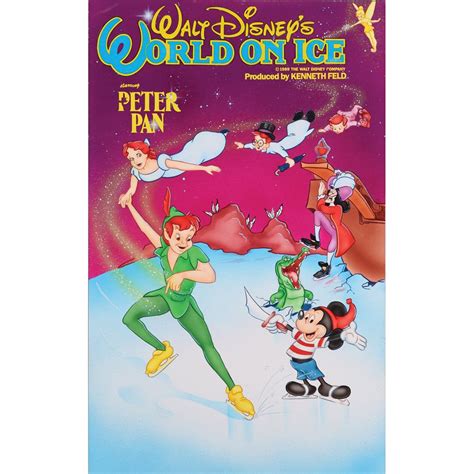 Original Poster Artwork For 1989 Walt Disneys World On Ice