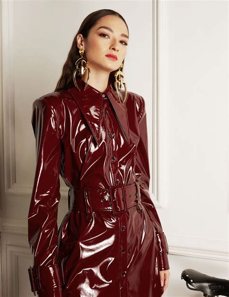 Victoria Hayes Vinyl Fashion Shiny Dresses Latex Fashion