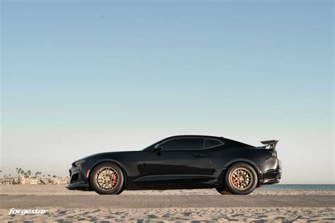 Black Camaro Zl1 On Forgestar F14 Beadlock Wheels Is Ready For The
