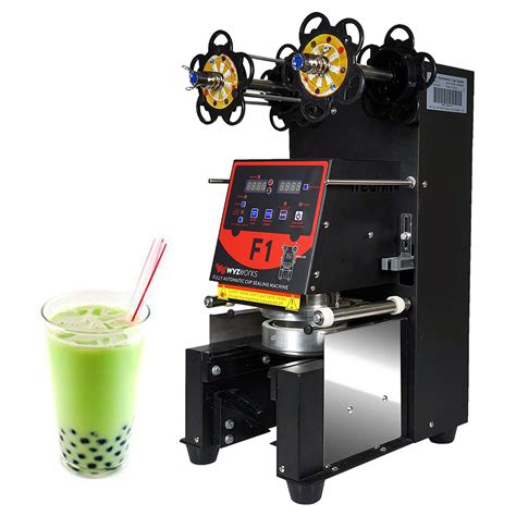 Maybe you would like to learn more about one of these? Electric Fully-automatic Bubble Tea Cup Sealer Sealing ...