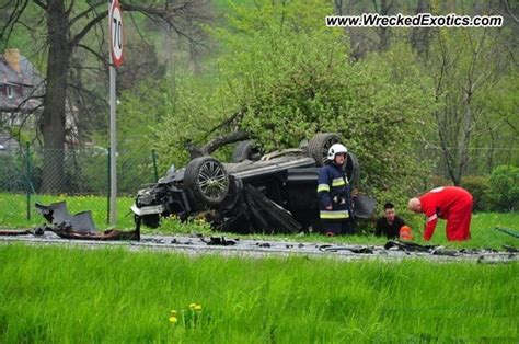 Porsche Macan Turbo Destroyed After Polish Crash Gtspirit