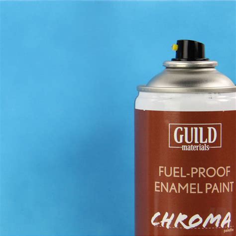 Guild Materials Matt Enamel Fuel Proof Paint Chroma Light Blue 400ml