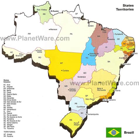 Brazil Economic Activity Map 1977