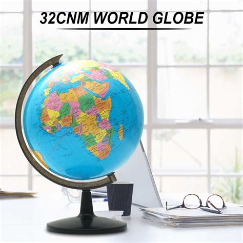 32cm Rotating Geography Globe World Earth Map Children Educational Toy