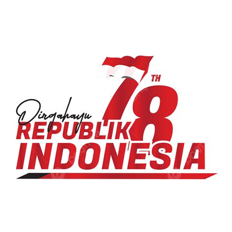 Texto De Letras Hut Ri 78ª Feliz República Da Indonésia 19 De Agosto De