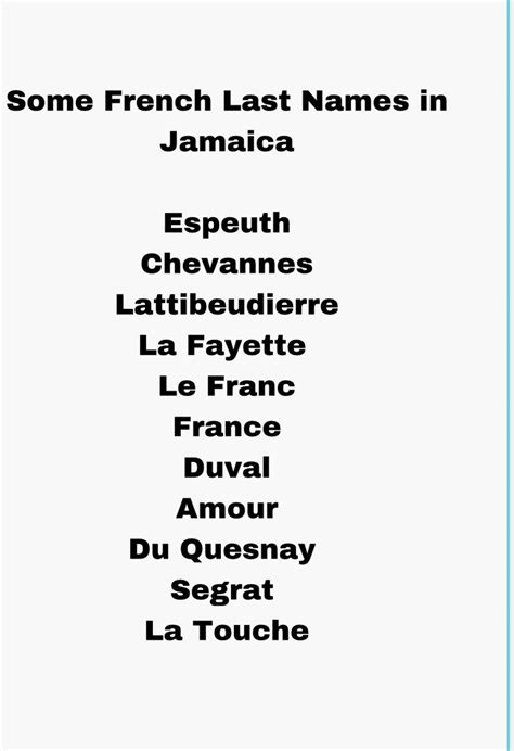 French Last Names And Surnames With Meanings Hot Sex Picture