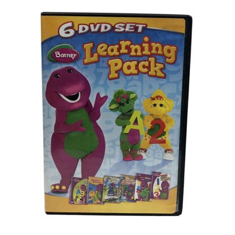 Barney Learning Pack Dvd 2010 6 Disc Set For Sale Online Ebay