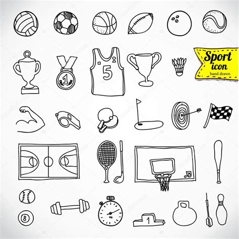 Doodle Sports Vector Illustration Stock Vector Image By ©iriskana