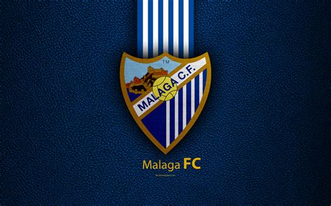 Download Wallpapers Malaga Fc 4k Spanish Football Club La Liga Logo