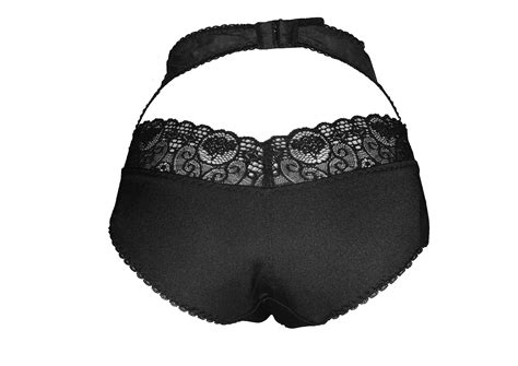 high waisted panties open to the back panties woman black lace etsy