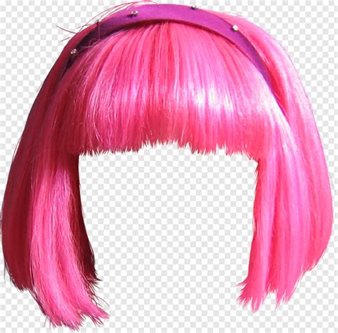 Wig Stephanie Lazy Town Hair Hd Png Download 646x638 268026 Png