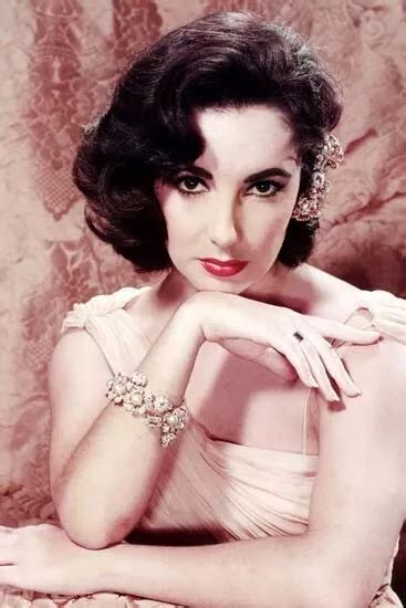 Elizabeth Taylor 1950s Glamour Pose In White Dress 4x6 Inch Photo 479 Picclick