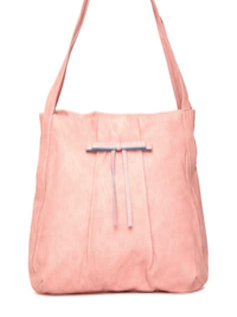 Buy Baggit Dusty Pink Solid Shoulder Bag Handbags For Women 1996027