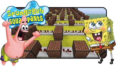 Spongebob Squarepants Minecraft Xbox Noteblock Song Youtube