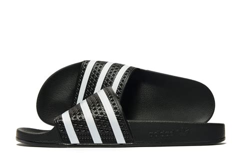 Adidas Originals Synthetic Adilette Slides In Black Lyst
