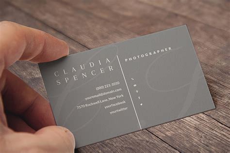 Elegant Business Card Creative Business Card Templates Creative Market