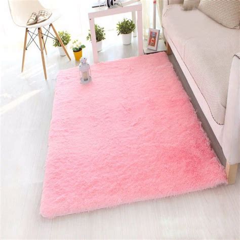 Our floor rug is specifically designed to brighten your room with joy. Shaggy Fluffy Rugs Anti-Skid Area Rug Dining Room Carpet ...