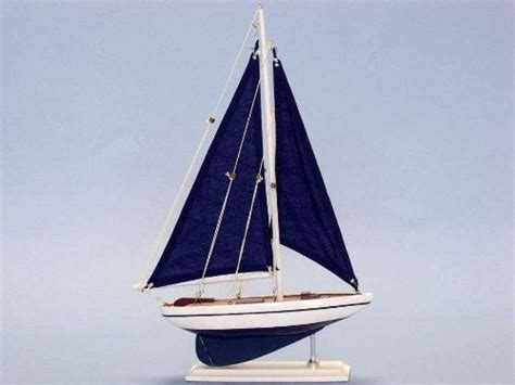 Hampton Nautical Pacific Sailer Sails Boat 17 Blue