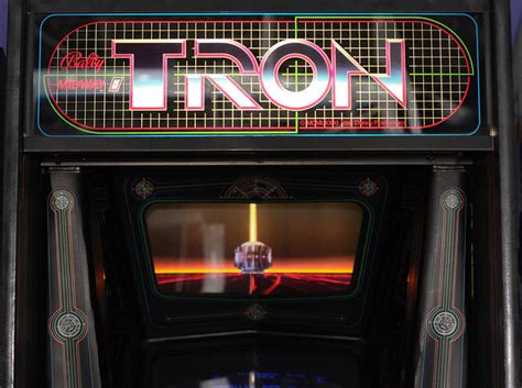 Tron Arcade Game The Classic Tron Arcade Game Oh The Hou Flickr