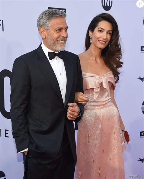 George Clooney Et Sa Femme Amal Clooney People à La Soirée Annuelle