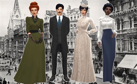 Emmastillsims Decades Lookbook The 1910s The Sims 4 C