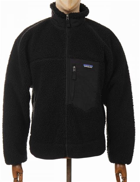 Patagonia Classic Retro X Fleece Jacket Black Wblack Clothing From