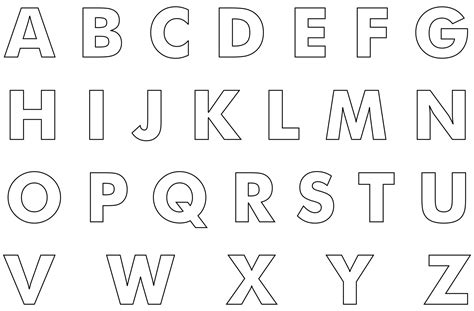 Giant Alphabet Letters Printable I Helped A Friend Decorate A Gym For