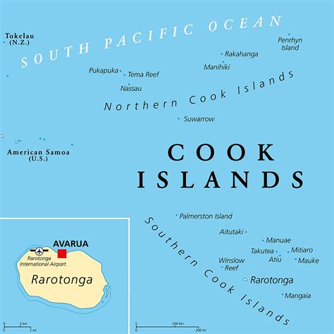 Cook Islands Maps Facts World Atlas