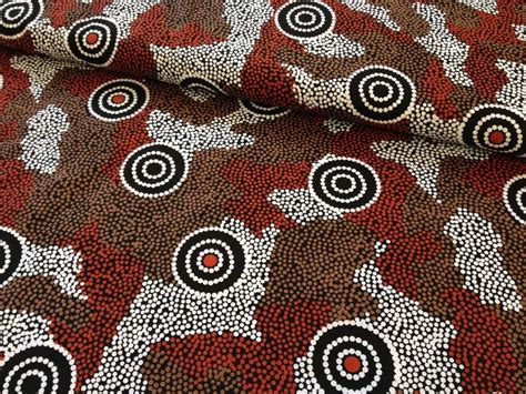 Amacita Black Designed By A M Napanangka Aboriginal Print Australian