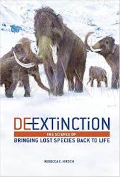Buy Book De Extinction Bringing Lost Species Back To Life Lilydale