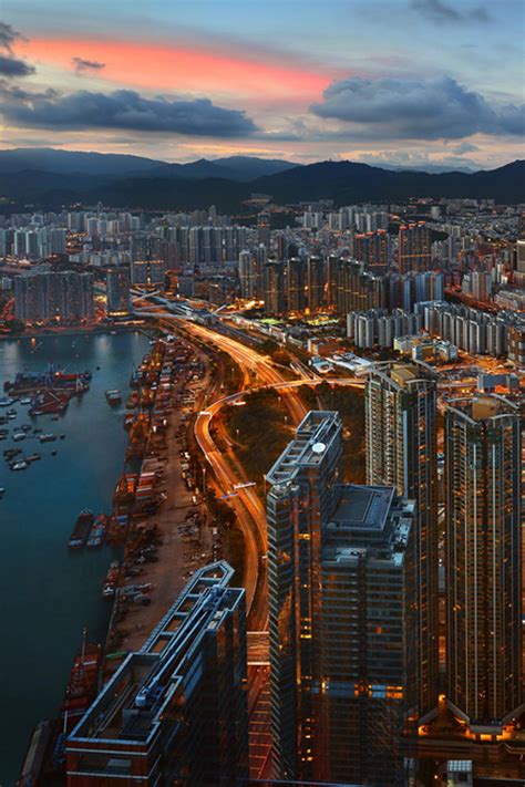 Beautiful World Beautiful Places Village Victoria Harbour Kowloon